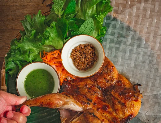 Signature Hand-Pulled Grilled Spring Chicken