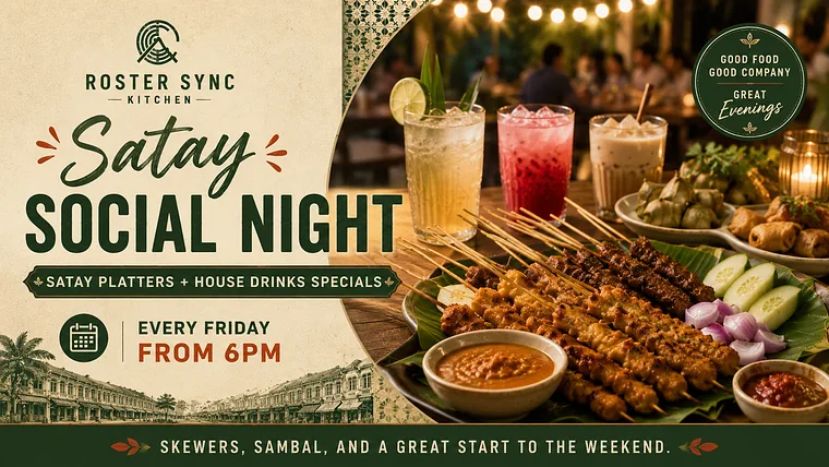 Satay & Tiger-Free Social Night